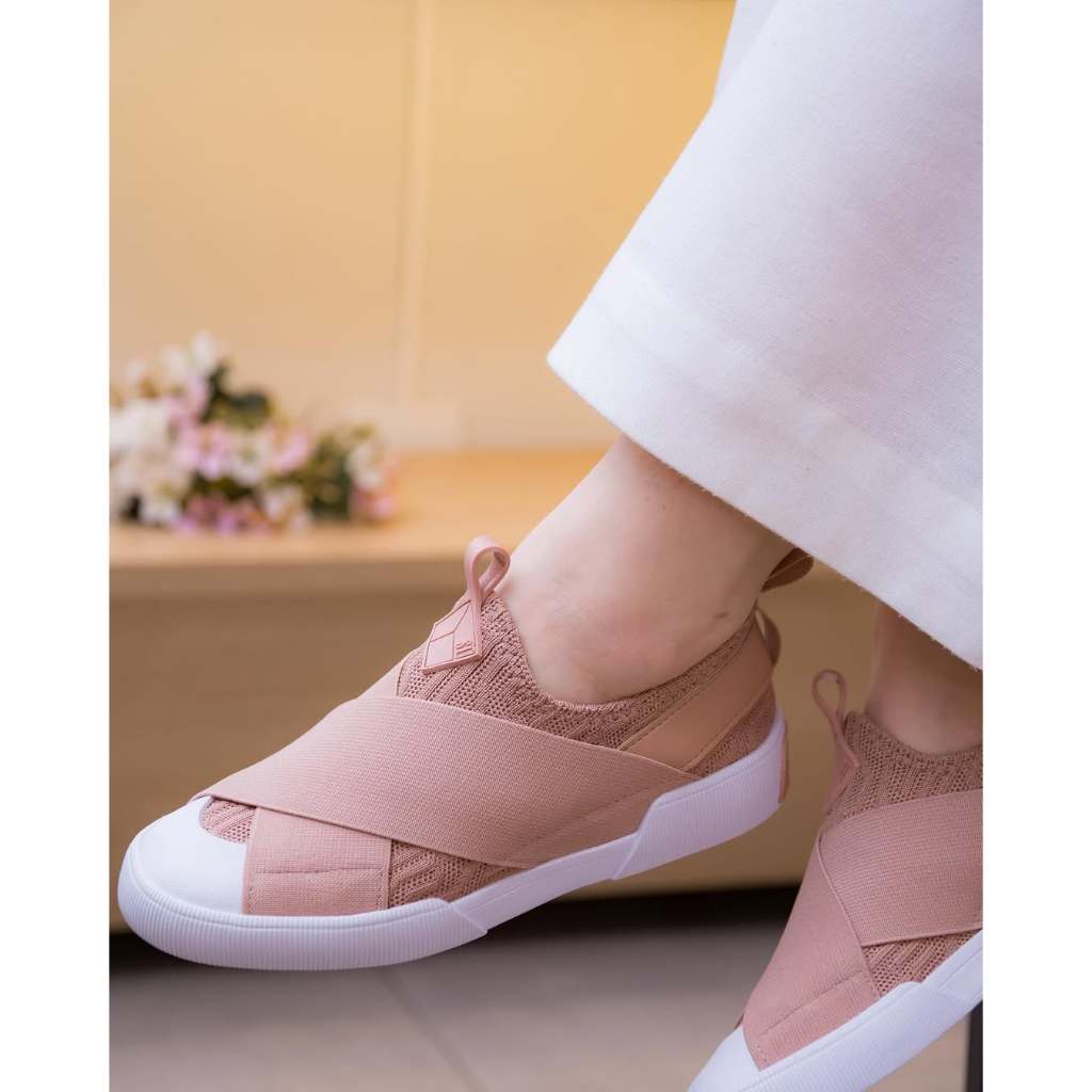 Tênis Slip Santa Lolla Faixas Neoprene Cinza ou Rosa