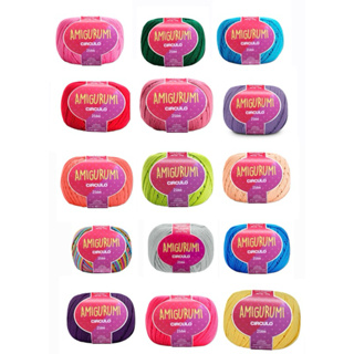 Linha Amigurumi Cores Variadas Cartela De Cores Completa * em Oferta na Shopee