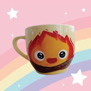 Xícara calcífer de castelo animado, Studio Ghibli -casa aesthetic, xícara fofa, chá, xícara kawaii em Oferta na Shopee