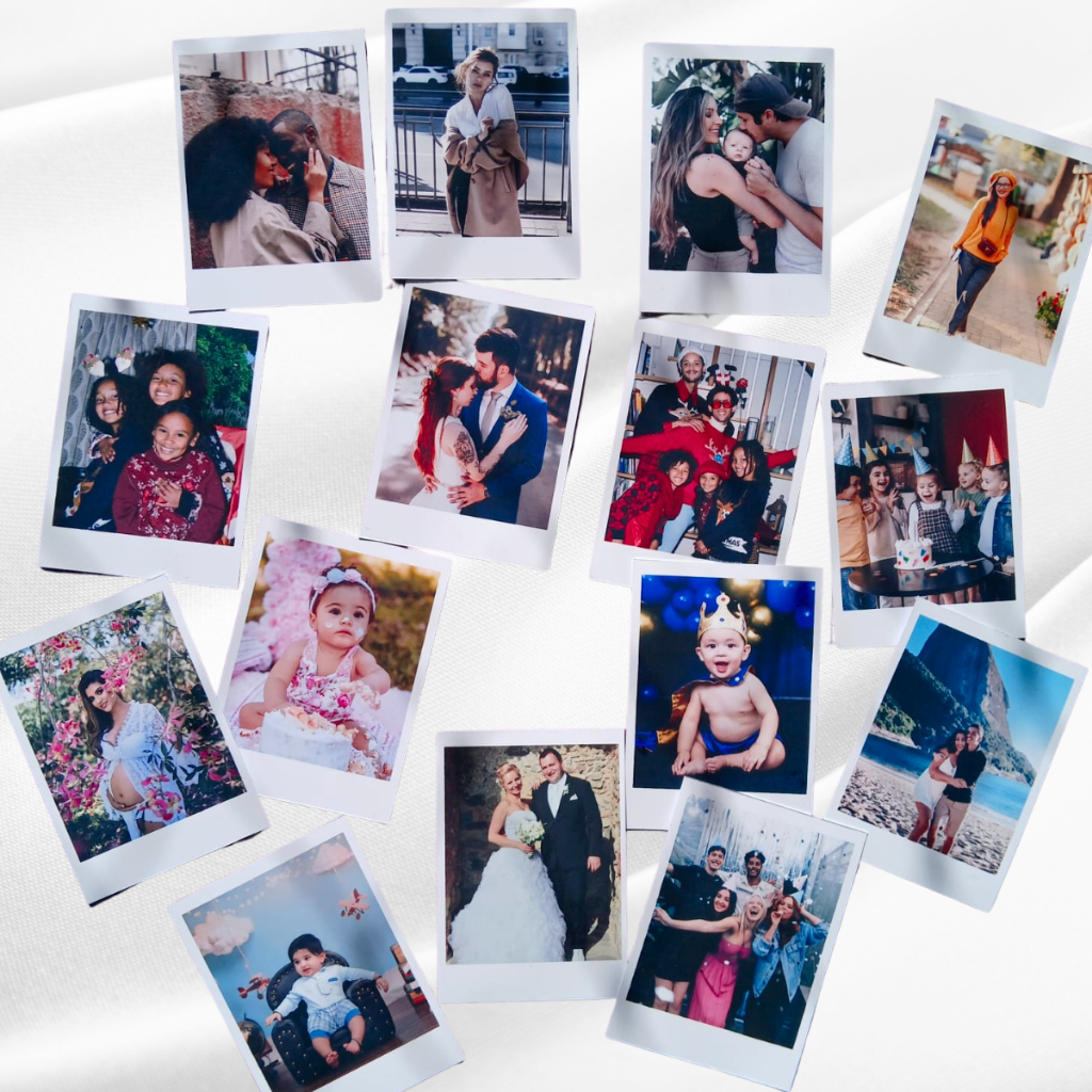 Mini Fotos Retro personalizadas, 60 unidades - lembrancinhas - decorativas - capinha do celular. em Oferta na Shopee