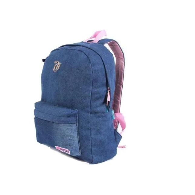 Mochila De Costas Capricho Jeans Patches Dmw