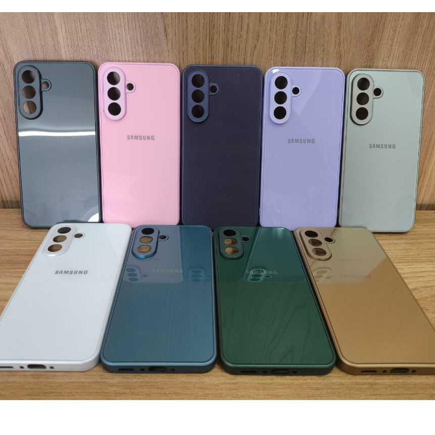 CAPA CASE CAPINHA PREMIUM P/SAMSUNG S23FE INTERIOR AVELUDADO  AG-GLASS PHONE CASE LUXO ELEGANTE MODA