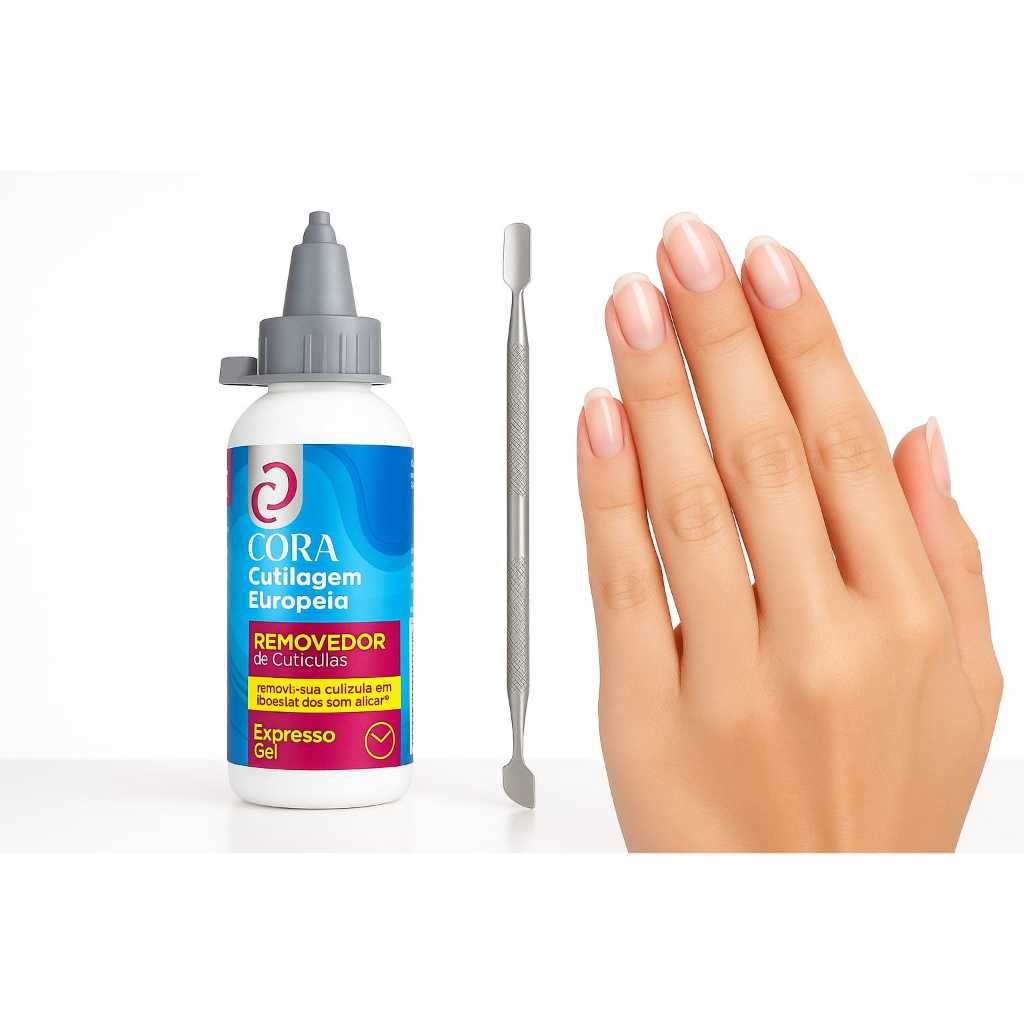 Kit Kinq Gel Removedor De Cutícula E Espátula Inox Cutilagem em Oferta na Shopee