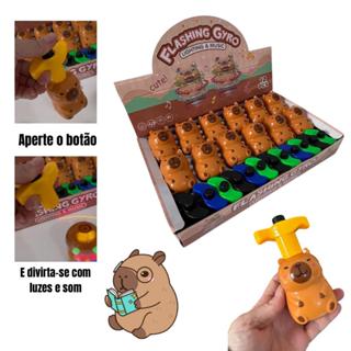 brinquedo Pião lançador com Luz e Som Formato Capivara Ursinho para Crianças  -Pião Divertido em Oferta na Shopee