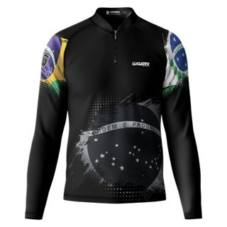 Camisa Agro Bandeira do Paraná com Proteção Solar UV+50 em Oferta na Shopee