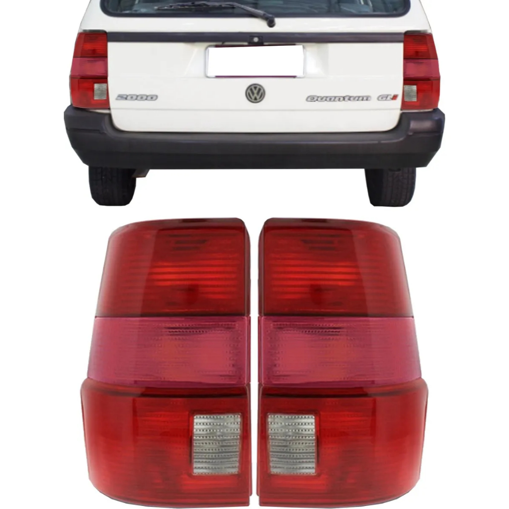 Lanterna Traseira Santana Quantum Vermelha 1998 até 2001