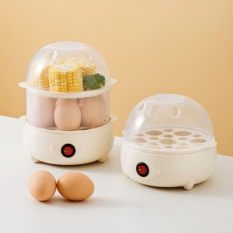 Cozedor de Ovos Elétrico Portátil Cozinha à Vapor 110V Comida A limentos Legumes a vapor