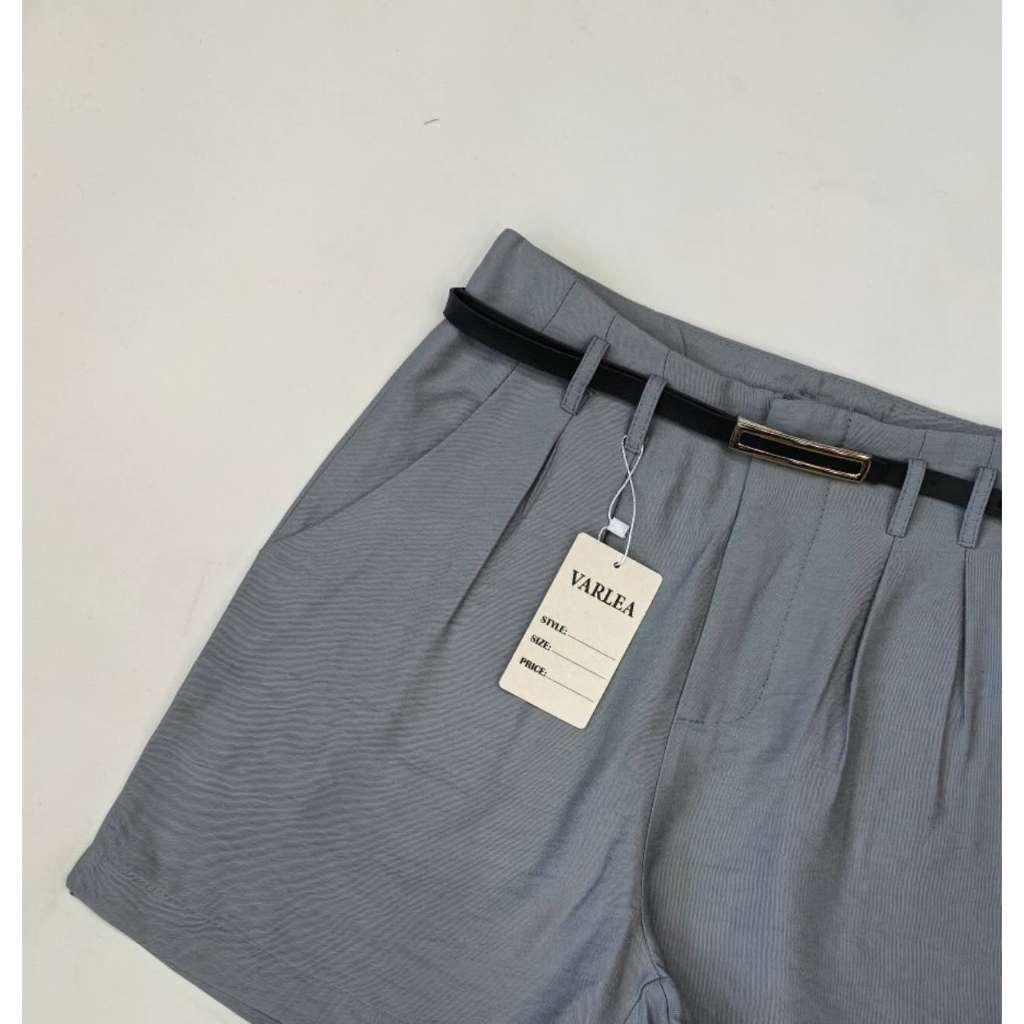 Varlea short marrant de feminina com cinto