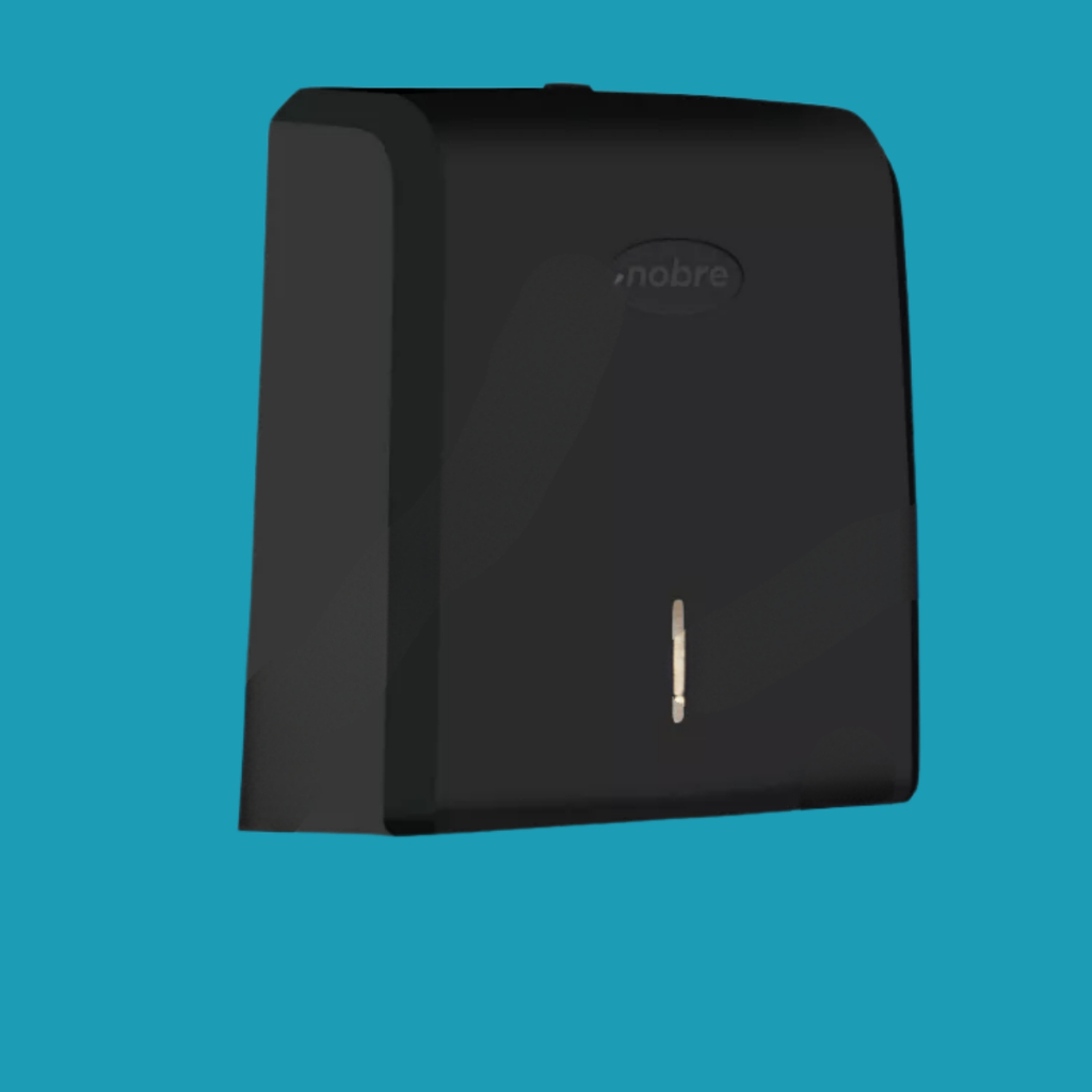 Dispenser Interfolha Toalheiro Porta Papel Toalha 500 Folhas Preto em Oferta na Shopee