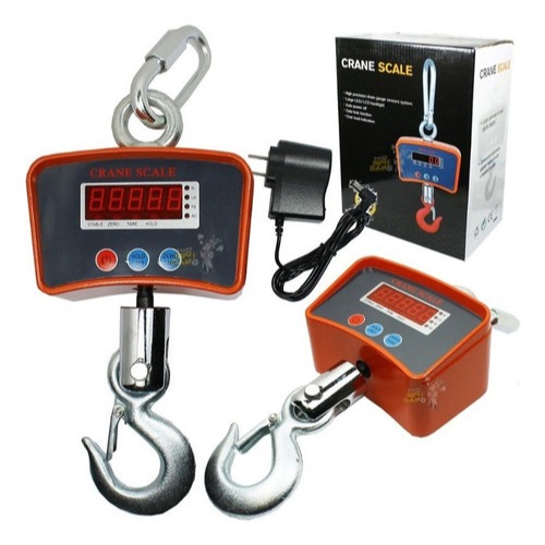 Balança Digital Gancho 500 Kg Suspensa Com Bateria Interna Envio Imediato