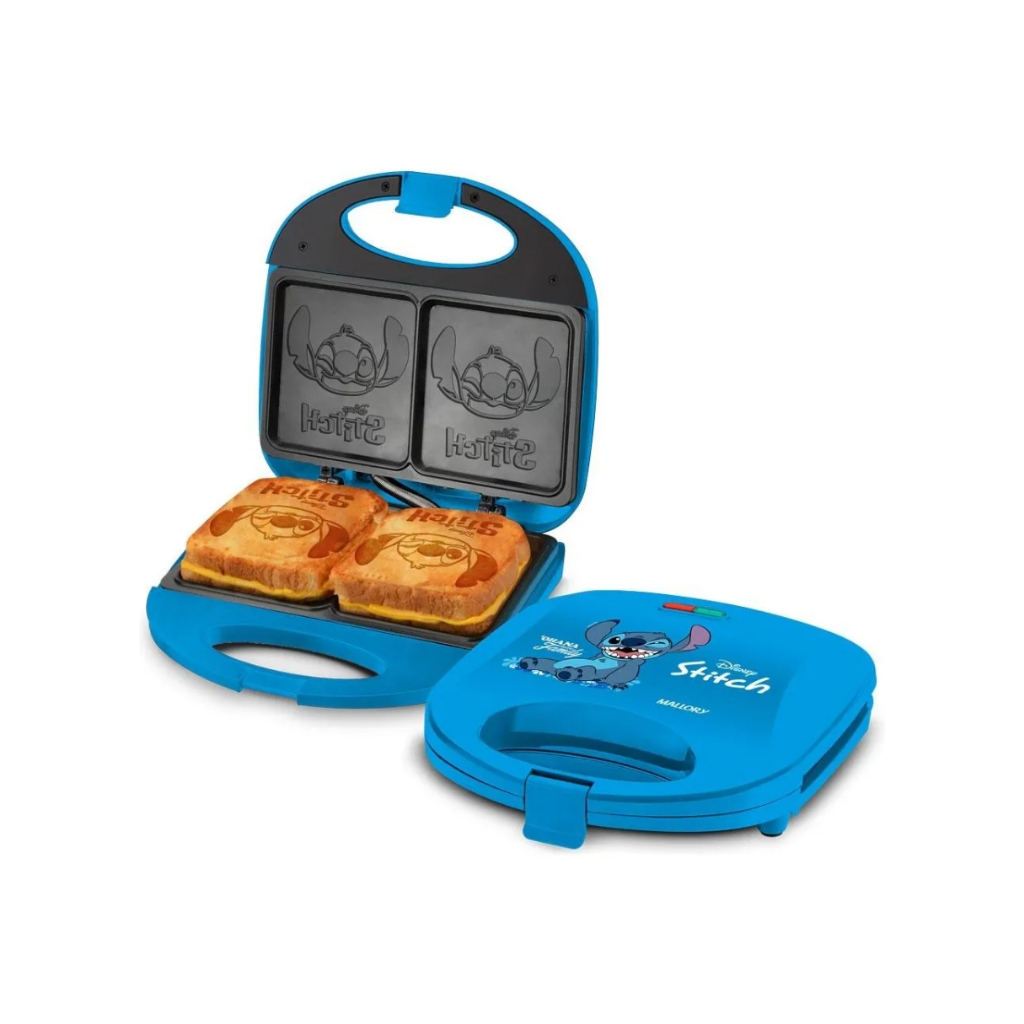 Sanduicheira Elétrica 750w Disney Stitch Mallory em Oferta na Shopee