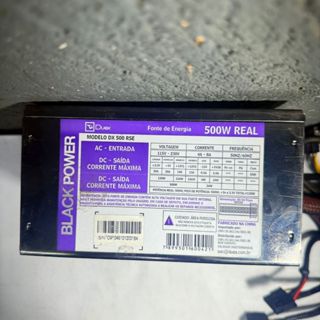 FONTE REAL DUEX MODELO: DX500RSE 24PINOS 500W SATA ATX em Oferta na Shopee