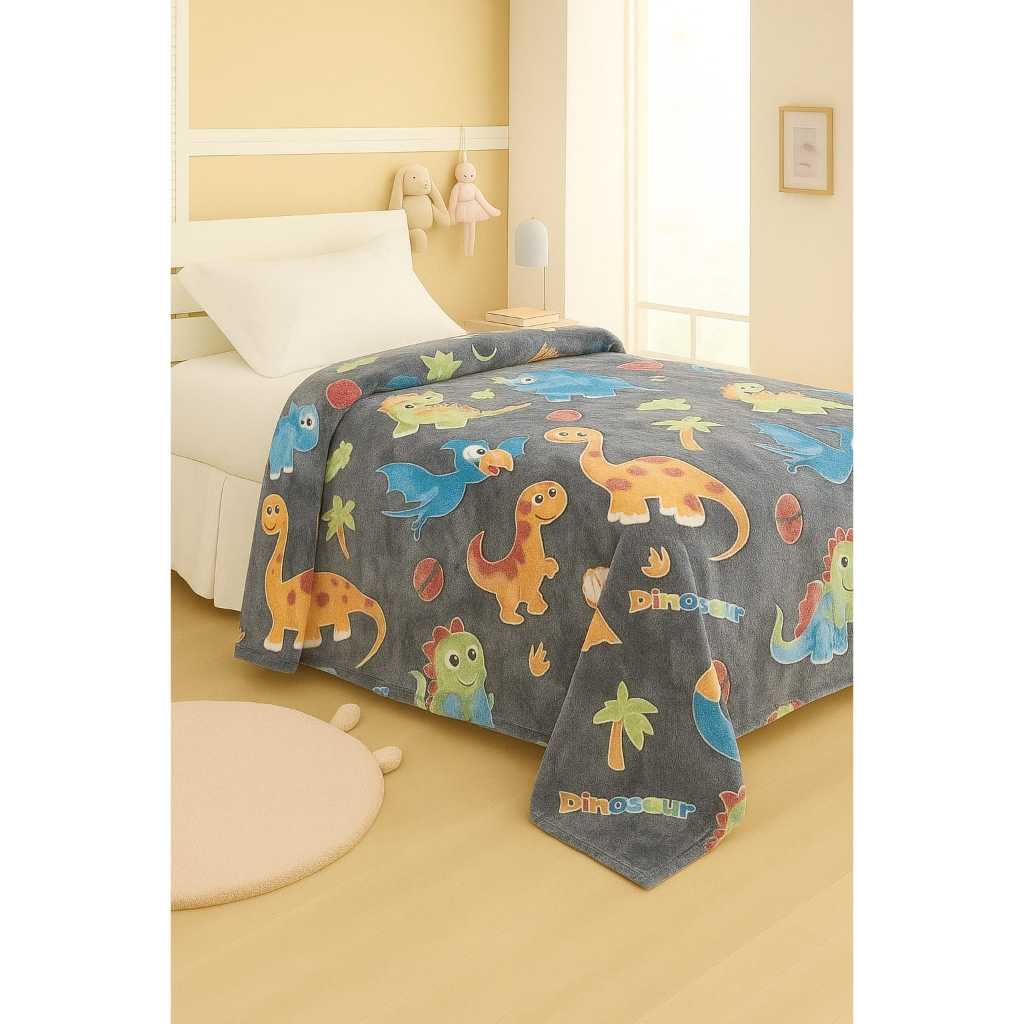 Manta Infantil Fluorescente Solteiro Coberta que Brilha no Escuro 2,00x1,50 mt em Oferta na Shopee