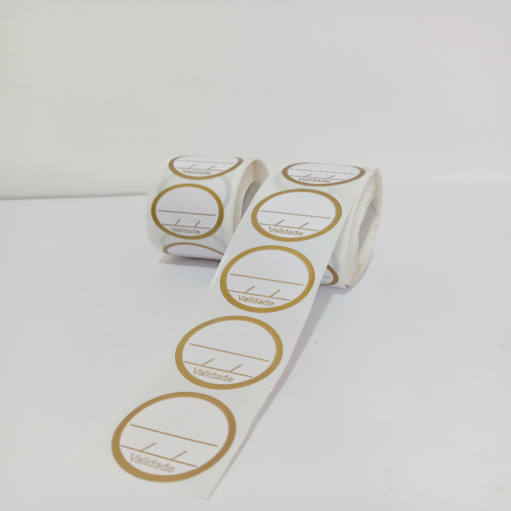 Etiqueta de Validade Redondo em Oferta na Shopee
