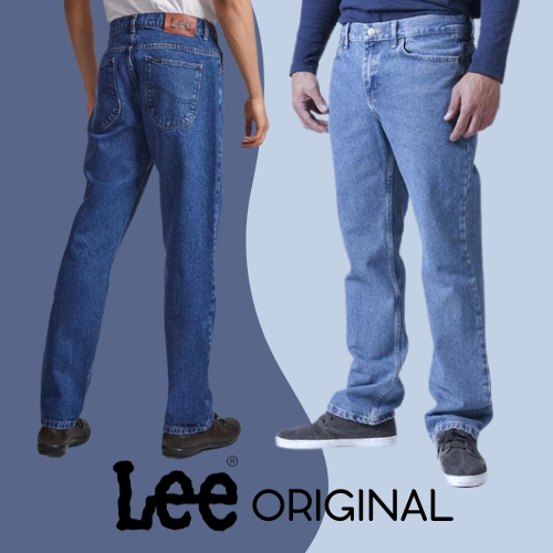 Calça Lee Chicago Masculina Jeans Tradicional Regular Adulto Básica Sem Elastano Presente de Natal