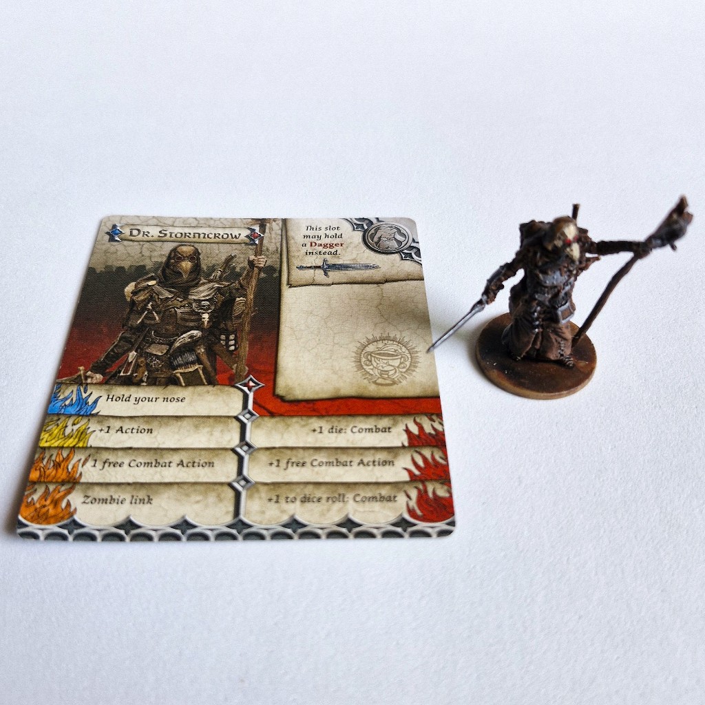 Doctor Stormcrow (c/ Pintura) - Sobrevivente (Survivor) - Zombicide Black Plague Ks / Green Horde