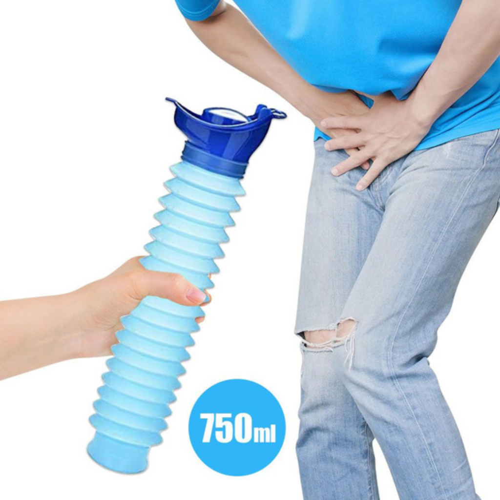 Urinol Mictório Portátil Emergêncial porta Urina Carros xixi 750ml unissex
