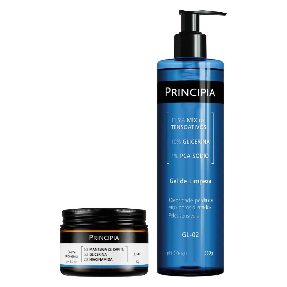 Principia Kit Limpeza e Hidratação Dia a Dia - Todo Tipo de Pele Dia/Noite - Beauty