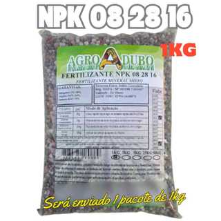 Fertilizante NPK 08 28 16 Pacote 1Kg em Oferta na Shopee