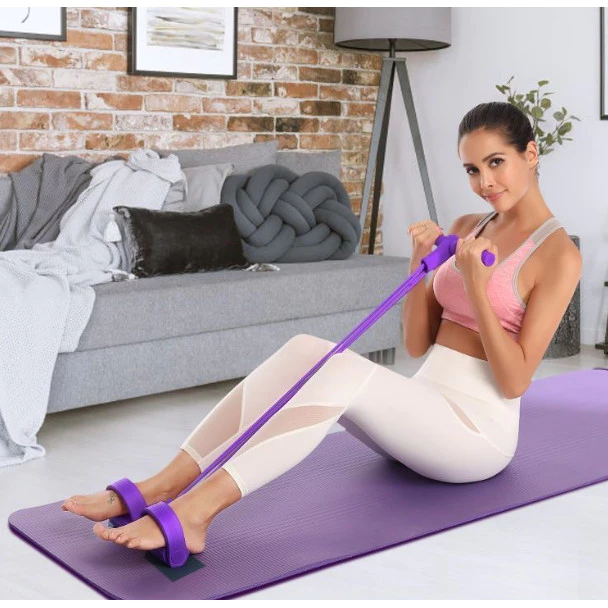 Faixa Elástica de Exercício Profissional para Casa - Design Multifuncional para Auxiliar na Perda de Peso em Oferta na Shopee