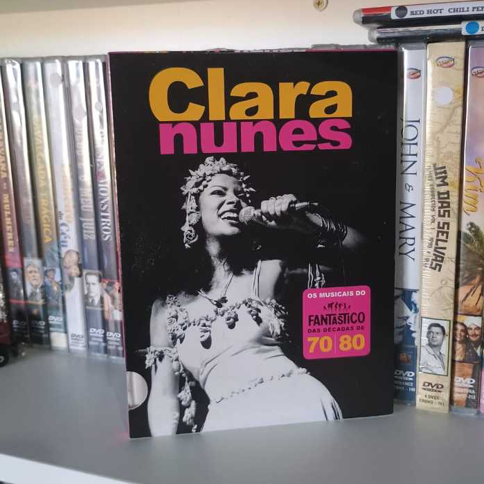 DVD CLARA NUNES - OS MUSICAIS DO FANTASTICO DAS DECADAS DE 70/80