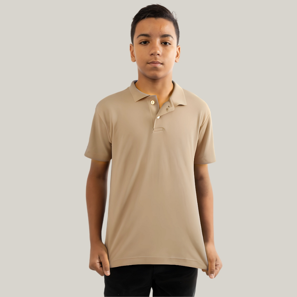 Camisa Básica Polo Infantil Juvenil Algodao Premium
