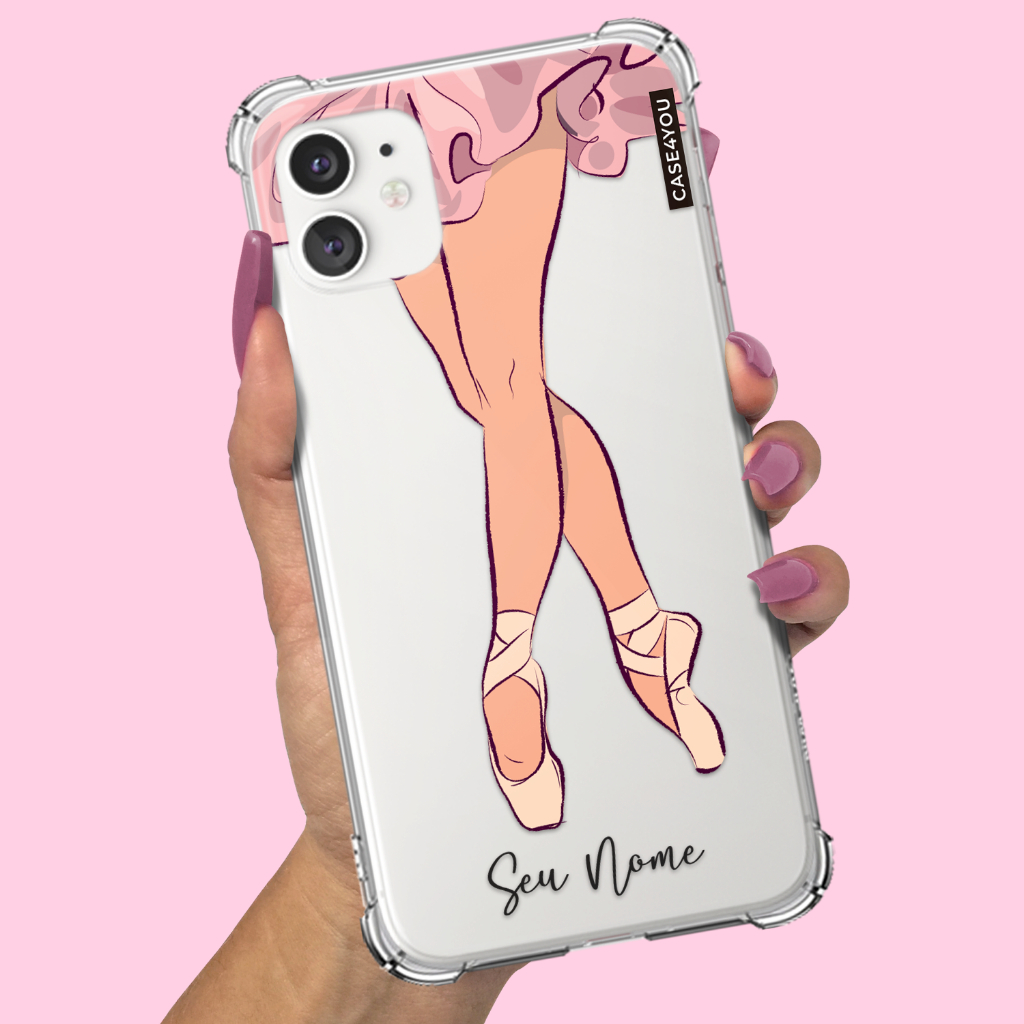 Capa Capinha p Samsung Galaxy A20 A20s A21s A22 A23 A24 A25 A26 A30 A30s A31 A32 A33 A34 A35 A36 Personalizada Bailarina