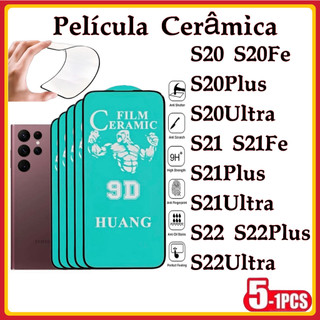 Película Cerâmica 9D 3D Samsung Gel Hidrogel Flexível S20 S20FE S21 S21PLUS S22 S22PLUS S…