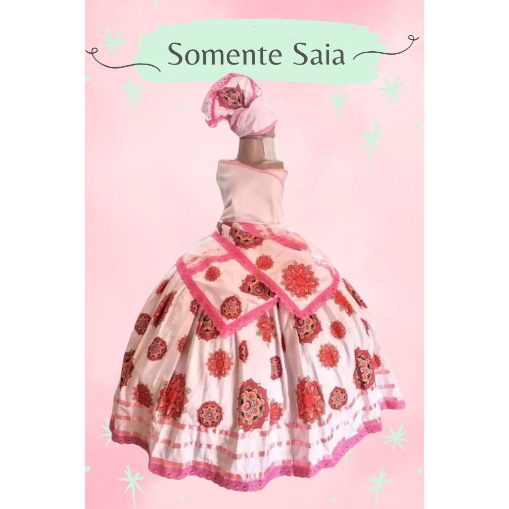 SAIA MANDALA ROSA - SAIA PARA YANSÃ ROSA - OYA - CANDOMBLÉ E UMBANDA