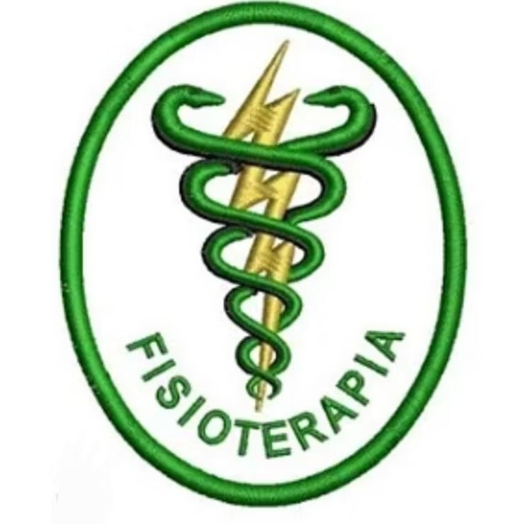 Aplique Patch Bordado Fisioterapia Oval 7-8cm | Símbolo Oficial Menor Valor ,melhor Preço do Mercado Bordado Impecável — R$ 16,00 em Shopee