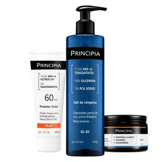 Principia Kit Peles Sensíveis c/ Gel de Limpeza Gl-02 + Creme Hidratante CH-01 + Protetor…
