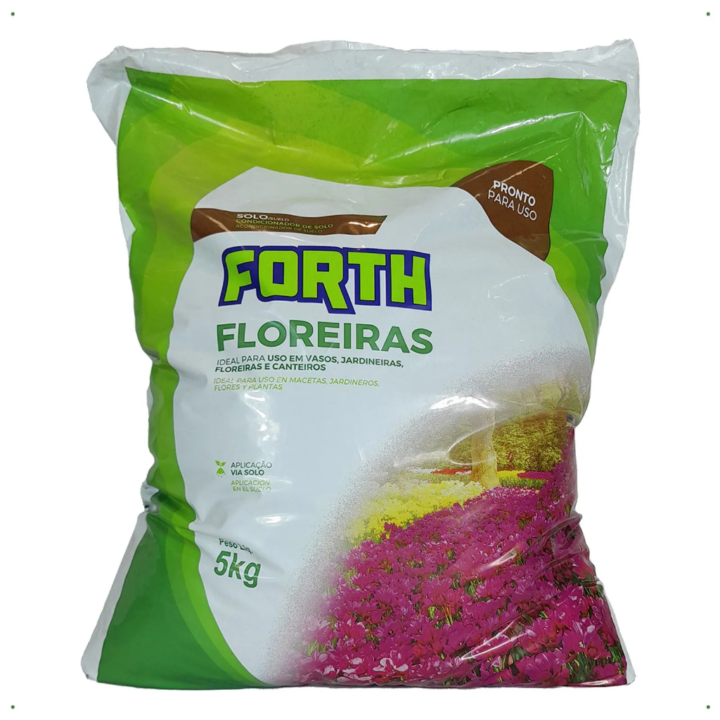 Forth Jardim Substrato Condicionador de Solo Floreiras - 5 Kg