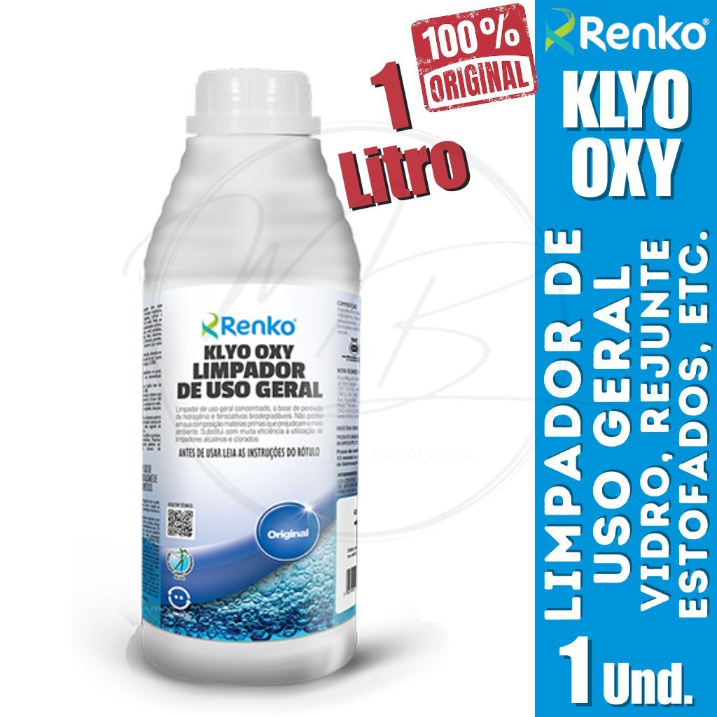 Klyo Oxy Original Limpador Renko 1L Limpador de Uso Geral