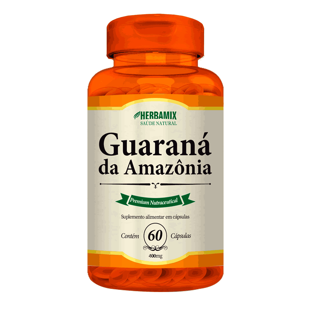 Guaraná da Amazônia 60g Herbamix - Energia Natural e Foco Instantâneo