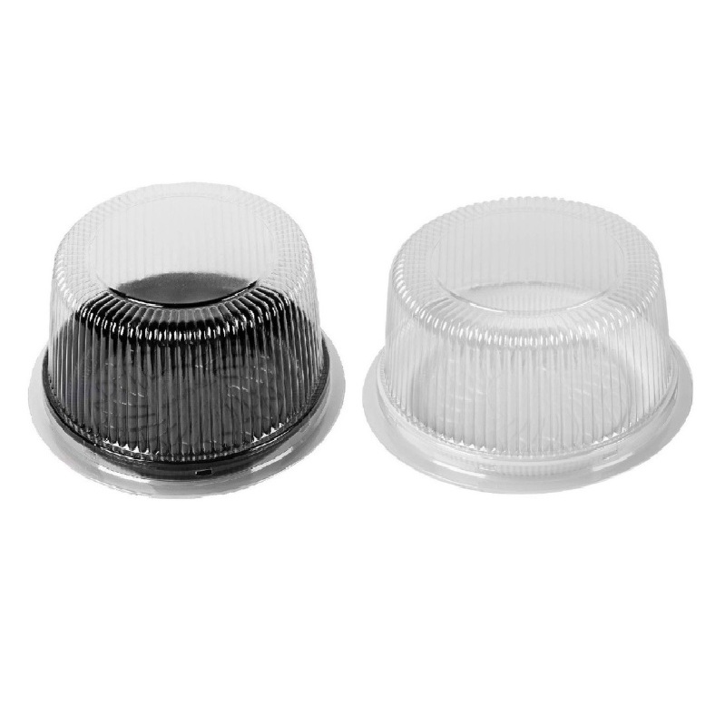 20 Unidades Embalagem S32 Tampa Alta Branca ou Preta para Bolo Torta em Oferta na Shopee