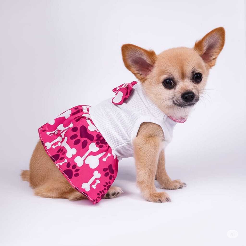 Roupa PetVestido pra Cachorro Estampada – Conforto e Estilo para Seu AUmigo! 🐾