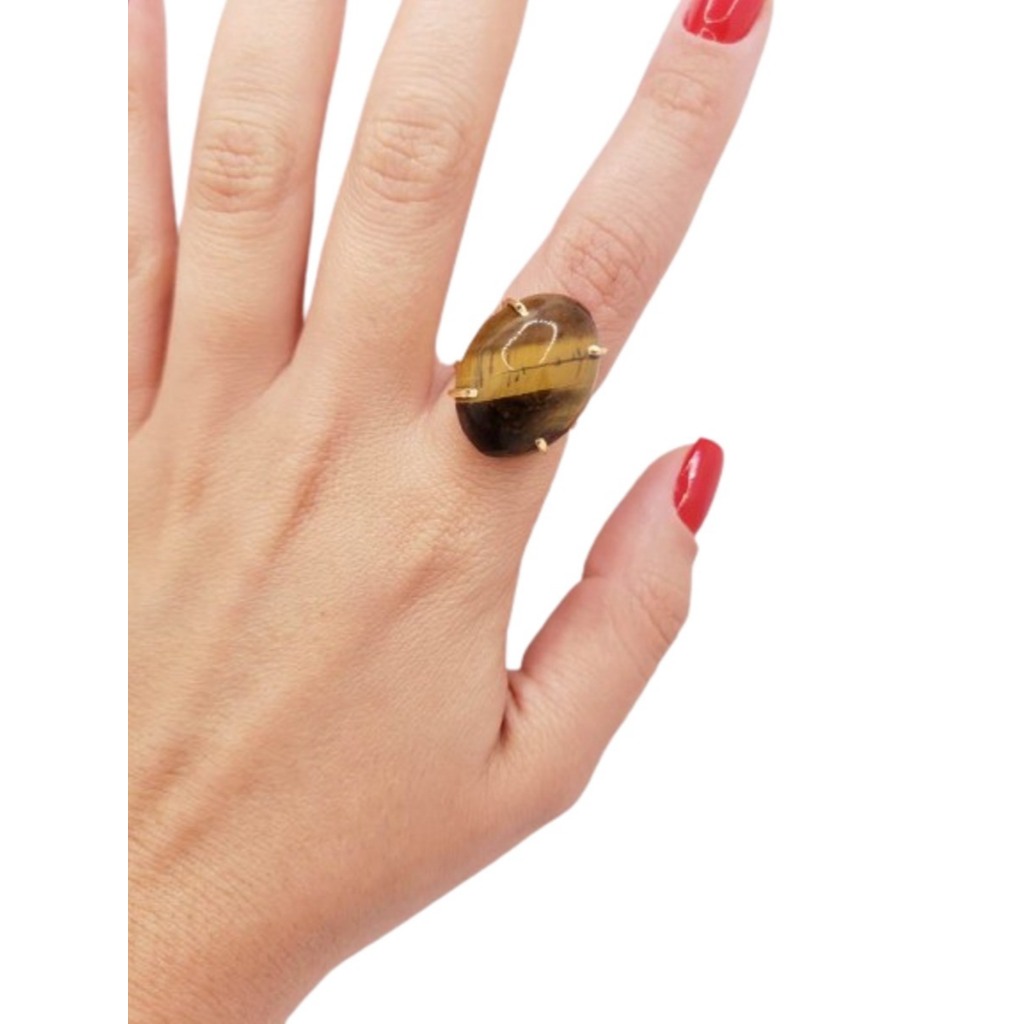 Anel Olho de Tigre - Comprar com Melhor Preço em Anéis