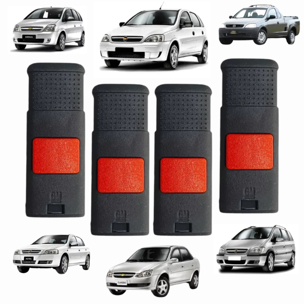 Conjunto 4 Pinos Botão Trava Porta Celta Corsa Montana Astra Vectra Meriva Zafira Classic GM Origina