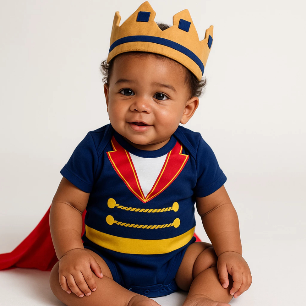 Body Bebê Infantil Menino Mêsversário Temático Príncipe Super Confortável Linha Premium em Oferta na Shopee