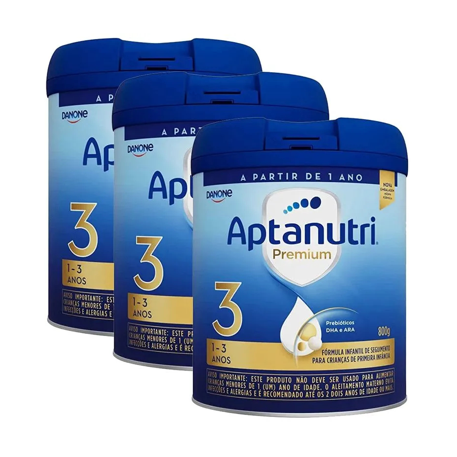 Kit 03 Aptanutri Premium N°3 1-3 Anos 800g cada