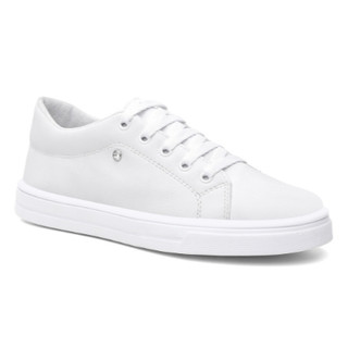 Tênis Feminino Casual Passeio Escola dia a dia Branco e Preto SF