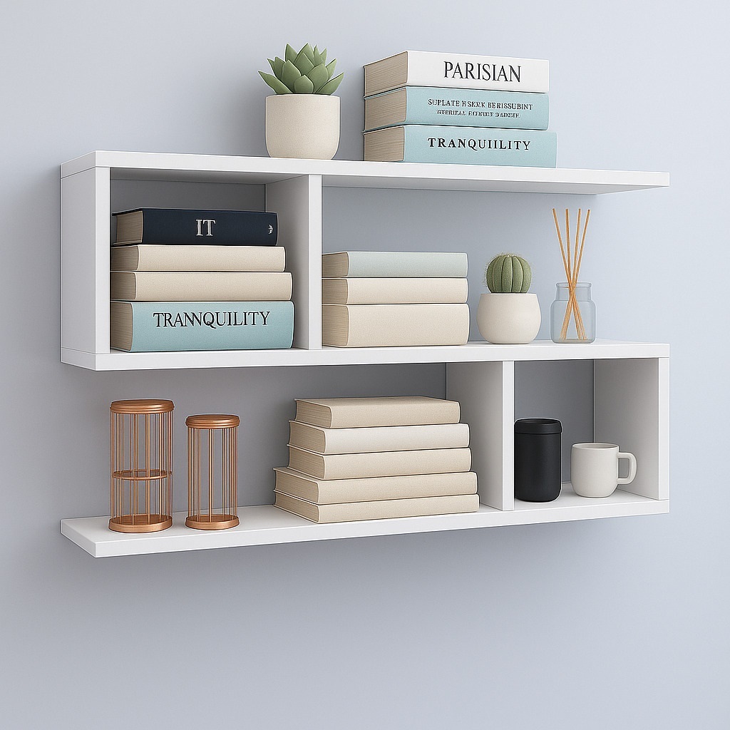 PRATELEIRA NICHO 45X45CM COMPACTA E MODERNA IDEAL PARA SALA ESCRITORIO QUARTO E AMBIENTES SOFISTICADOS