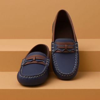 Mocassim Infantil Mili Sport 829 Marinho/Marrom em Oferta na Shopee