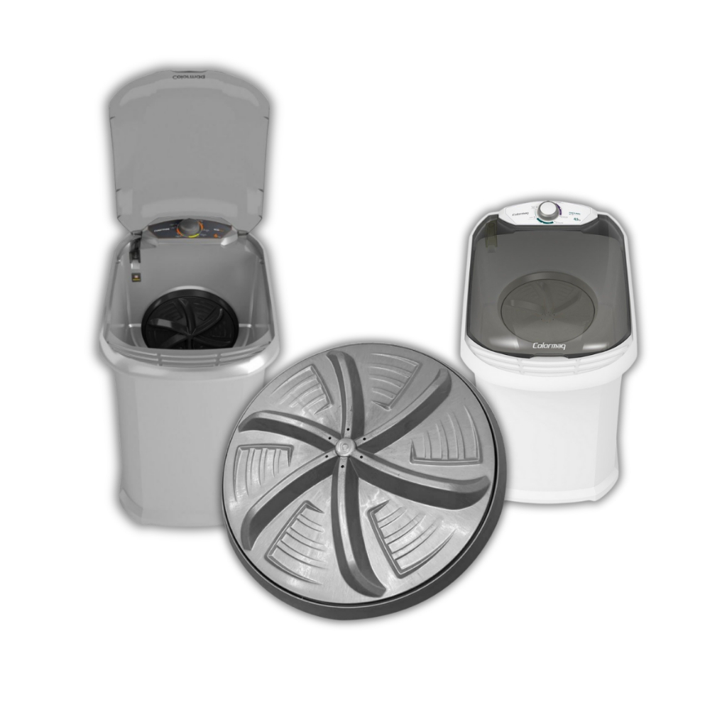 Agitador Batedor Tanquinho Colormaq Lct 4,5 Á 7kg com Cubo Buchas Bronze e Polia Completo Original