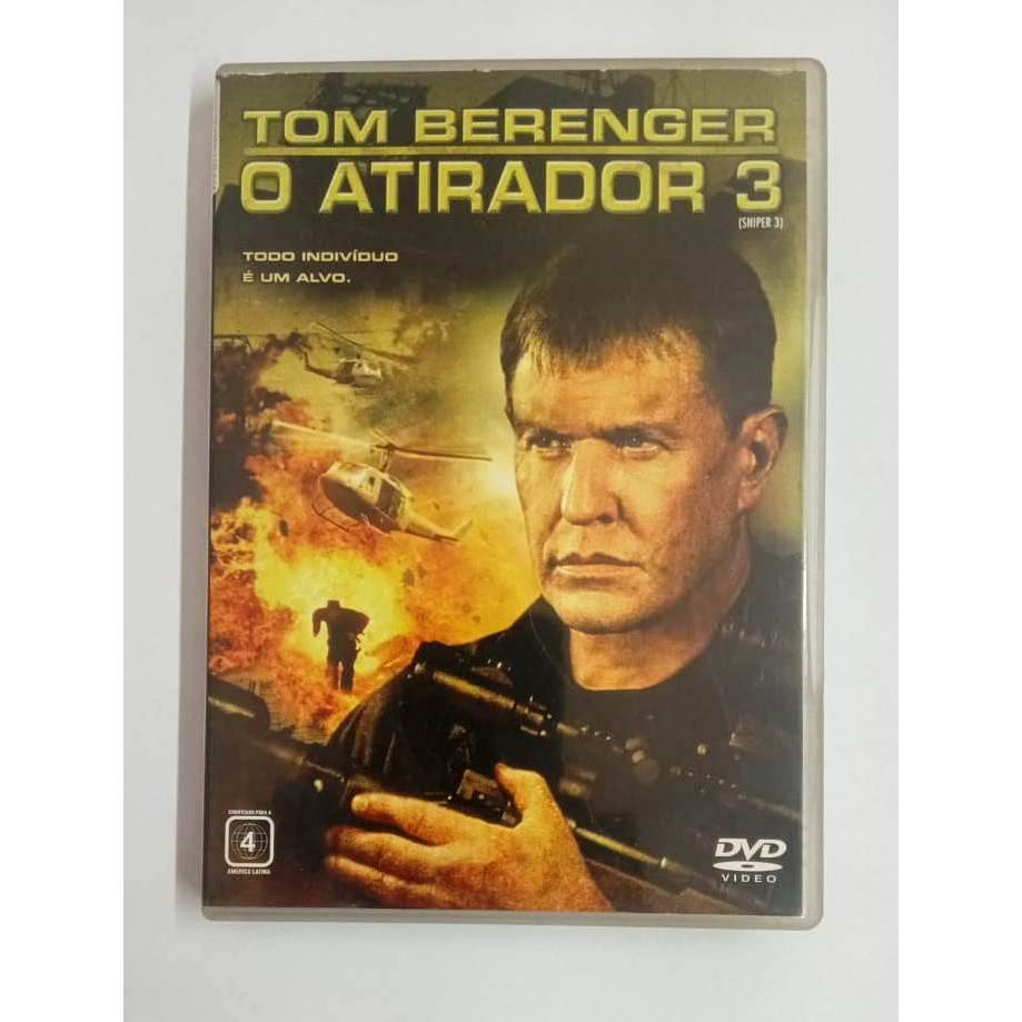 DVD O atirador 3 Tom Berenger original ação cxd
