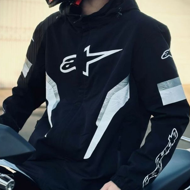 Corta vento de motociclista