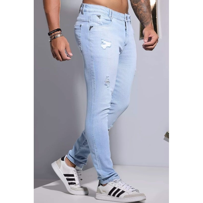 Shopee CalÃ§a Branca Da Pit Bull Jeans Bermuda Jeans Feminino