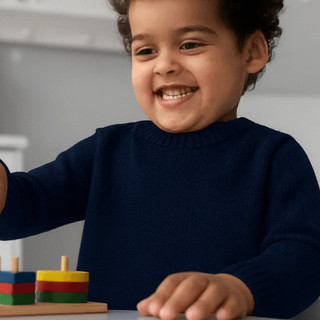 Blusa de Lã Infantil Inverno Cacharrel Tricô Juvenil Suéter Tricot Quente e Estiloso Tamanho 2 até 10 anos Menino menina