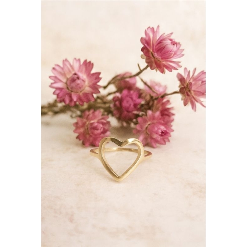 Coração vazado de moeda antiga 0020 em Oferta na Shopee