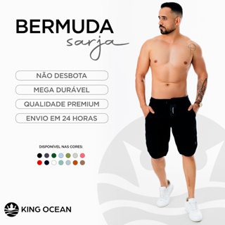 Bermuda Sarja Masculina Premium em Oferta na Shopee